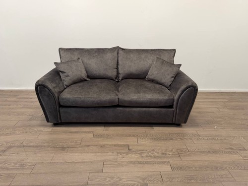 Rosie charcoal fabric - 3, seater