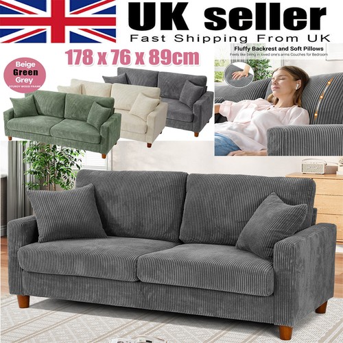 Corduroy sofa seater modern - corduroy,