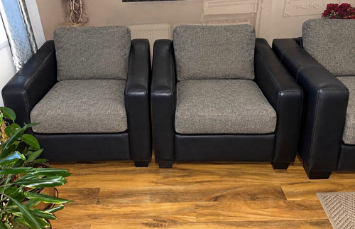 Dfs modern grey fabric black - modern,