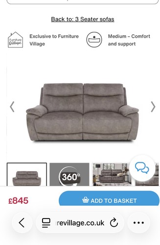 Seater electric recliner - 3-seater,
